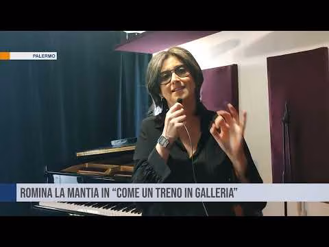 Romina La Mantia in “Come un treno in galleria”