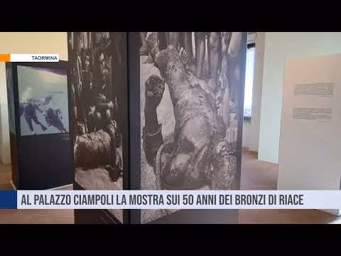 A Taormina la mostra sui 50 anni dei bronzi di Riace