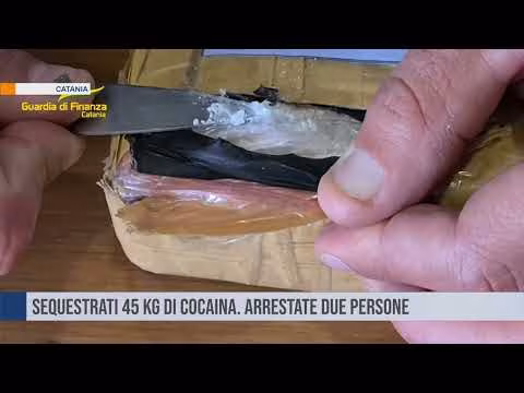Catania. Sequestrati 45 kg di cocaina
