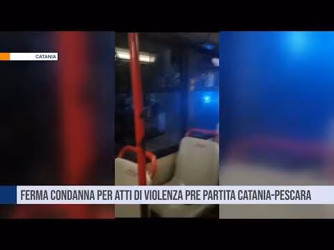 Condanna per gli episodi pre partita Catania Pescara