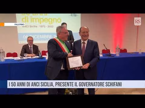 I 50 anni di Anci Sicilia, presente il governatore Schifani