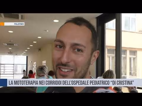 La Mototerapia nei corridoi dell’Ospedale pediatrico “Di Cristina” di Palermo