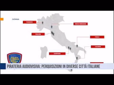 Pirateria audiovisiva: perquisizioni in diverse città italiane