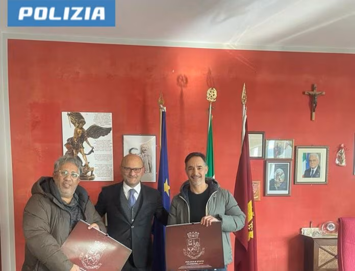 Questore di Ragusa incontra gli attori del “Commissario Montalbano”