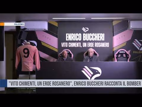 "Vito Chimenti, un eroe rosanero", la biografia sull'amato ex calciatore del Palermo
