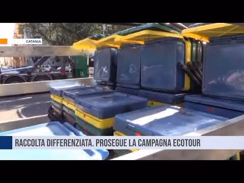 Catania. Raccolta differenziata