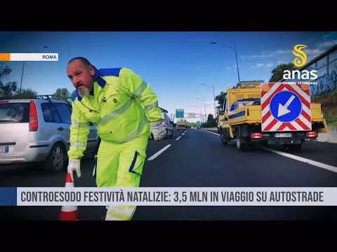 Controesodo festività natalizie: 3,5 mln in viaggio sulle autostrade