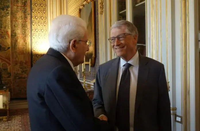 Mattarella riceve Bill Gates, non diminuire impegno per sviluppo