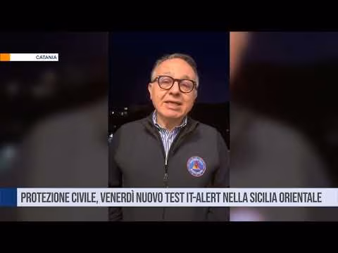 Protezione civile, venerdì, 26 gennaio, nuovo test IT-alert nella Sicilia orientale