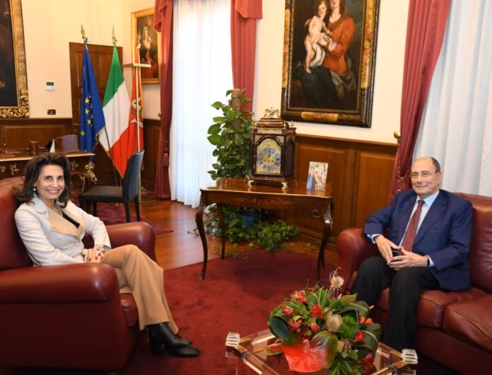 Schifani riceve la neo rettrice dell’Università di Messina Spatari