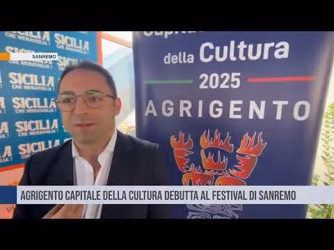Agrigento capitale della Cultura debutta al Festival di Sanremo