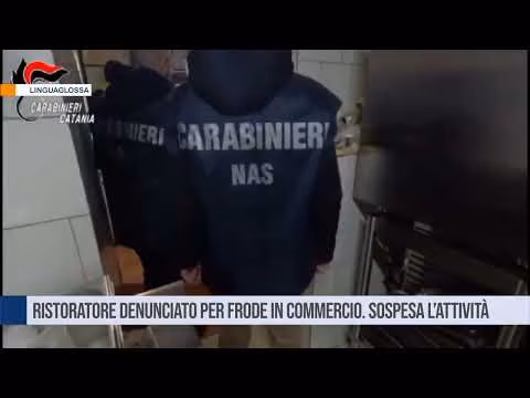 Linguaglossa. Ristoratore denunciato per frode in commercio