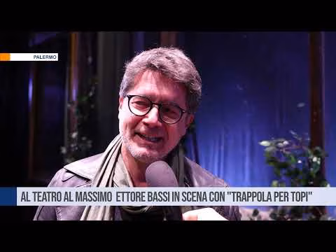 Palermo, al Teatro al Massimo Ettore Bassi in scena con "Trappola per Topi"
