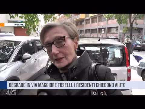 Palermo. Degrado in via Maggiore Toselli