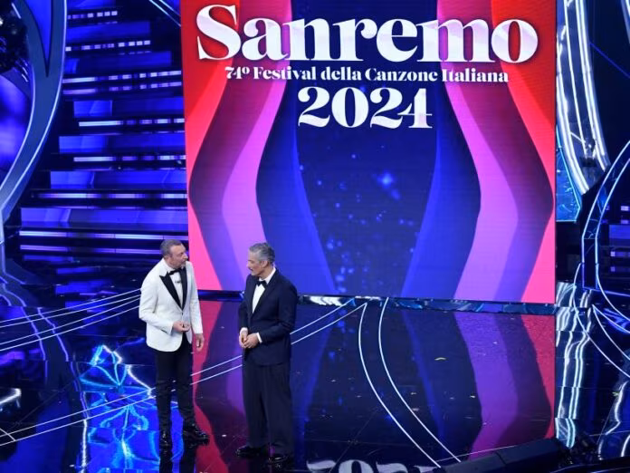 Sanremo, per la prima serata 10,5 milioni di telespettatori