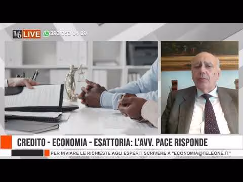 16LIVE | CREDITO, ESATTORIA, RISPARMIO: L'AVVOCATO PACE RISPONDE | 29 MARZO 2024