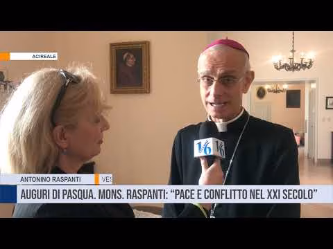 Auguri di Pasqua. Mons