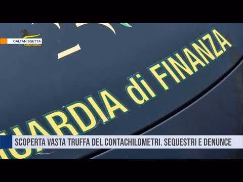 Caltanissetta. Scoperta vasta truffa del contachilometri