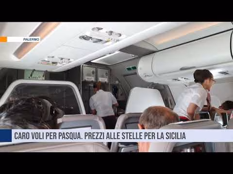 Caro voli per Pasqua: prezzi alle stelle per la Sicilia