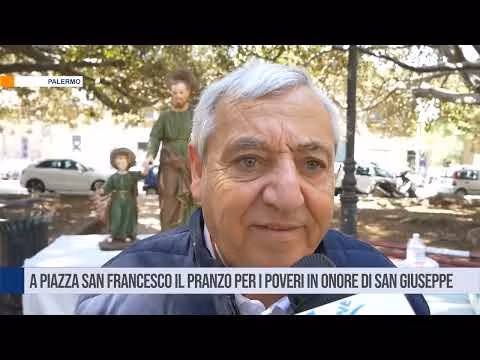 I 50 anni del pranzo di San Giuseppe a piazza San Francesco di Paola a Palermo