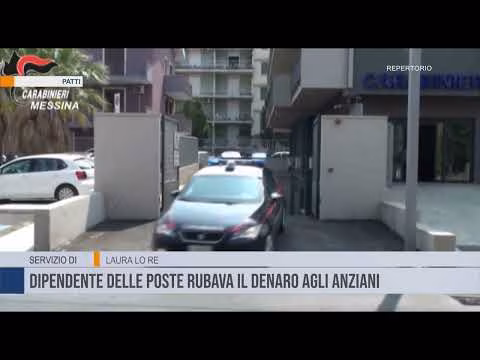 Patti, dipendente delle Poste rubava il denaro agli anziani