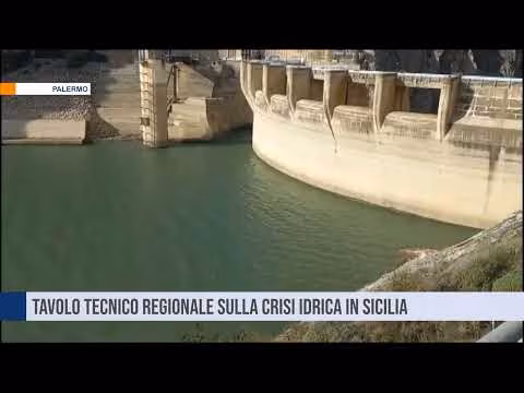 Tavolo tecnico regionale sulla crisi idrica in Sicilia