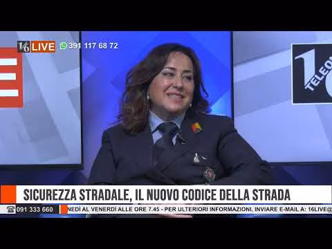 16LIVE | SICUREZZA STRADALE, IL NUOVO CODICE DELLA STRADA | 01 APRILE 2024