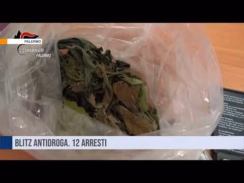 Blitz antidroga in varie zone della città di Palermo: 12 arresti