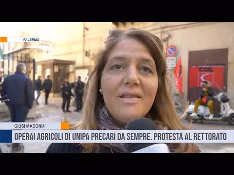 Operai agricoli di Unipa precari da sempre