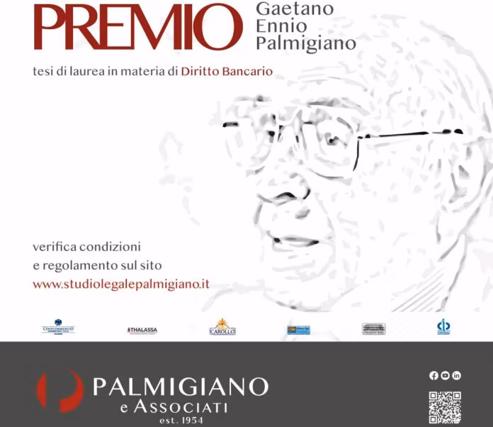 Tesi di laurea in Diritto bancario, premio “Ennio Palmigiano”
