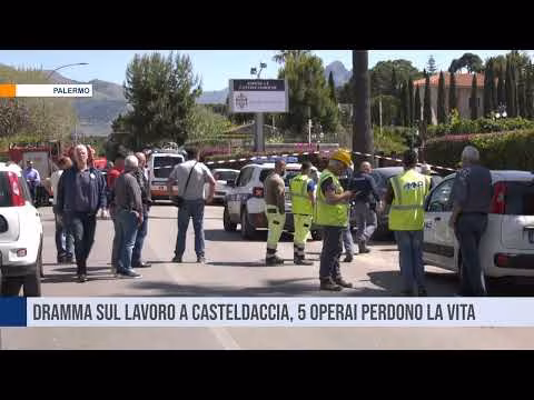 Casteldaccia - Strage sul lavoro: 5 morti, un sesto è gravissimo