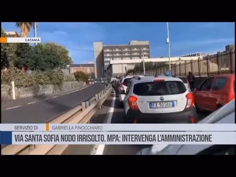 Catania. Via Santa Sofia nodo irrisolto