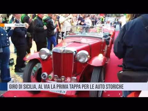 Giro di Sicilia, al via la prima tappa per le auto storiche