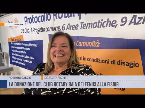 La donazione del Rotary Club Baia dei Fenici alla Federazione Italiana Sport Paraolimpici