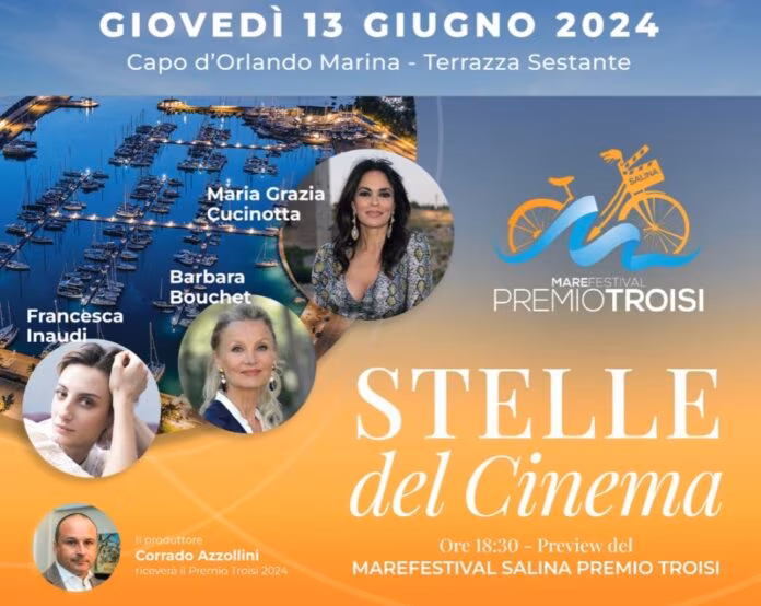 Premio Troisi, a Capo d’Orlando anteprima con Cucinotta, Bouchet e Inaudi