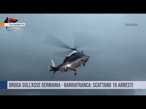 Traffico di droga dalla Germania alla Sicilia.