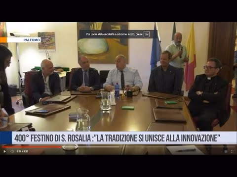 Verso il 400° festino di Santa Rosalia: ”La tradizione si unisce alla innovazione”