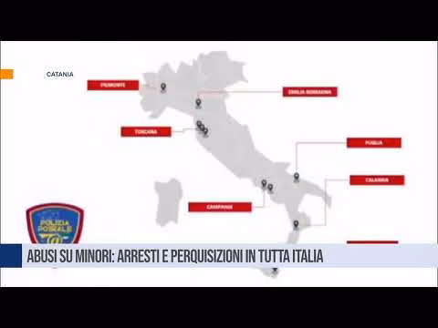 Abusi su minori: arresti e perquisizioni in tutta Italia