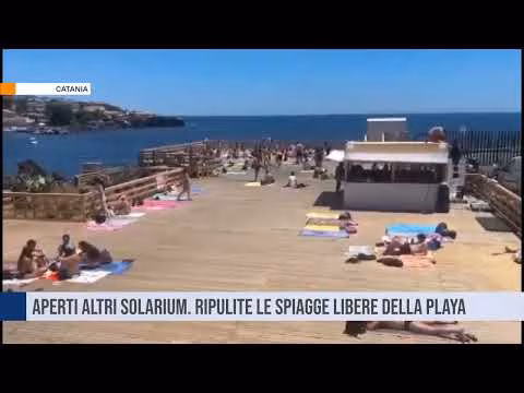Catania. Aperti altri solarium