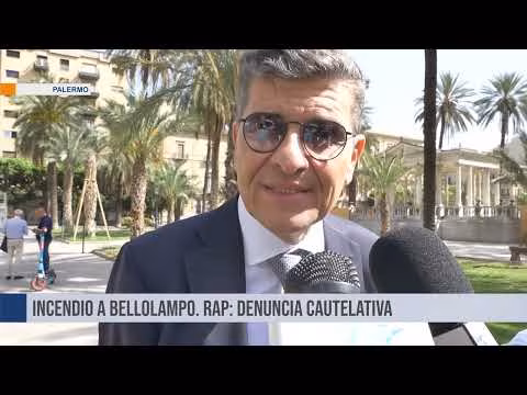Palermo. Incendio a Bellolampo