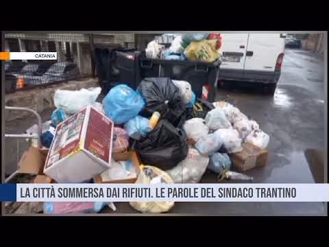 Catania. La città sommersa dai rifiuti