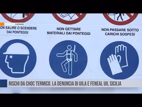 Catania. Rischi da choc termico