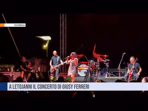 A Letojanni il concerto di Giusy Ferreri