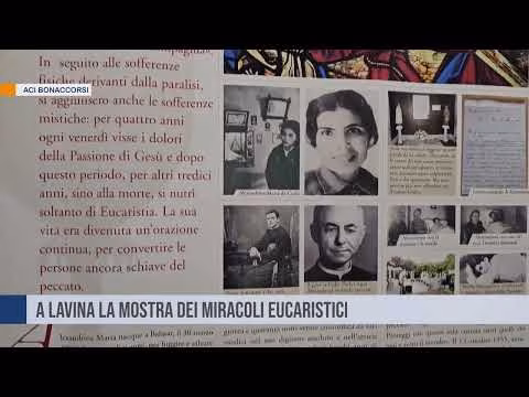 Aci Bonaccorsi (Ct): a Lavina la mostra dei Miracoli Eucaristici