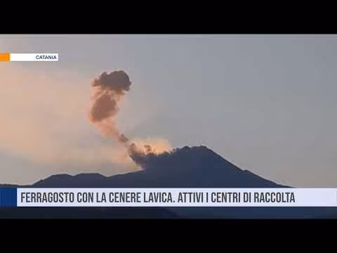Catania. Ferragosto con la cenere lavica