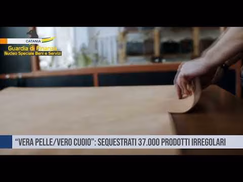 GdF. “Vera Pelle/Vero Cuoio”: sequestrati 37