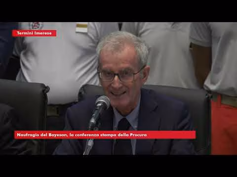 Naufragio del Bayesian, la conferenza stampa della Procura di Termini Imerese