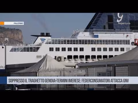 Soppresso il traghetto Genova- Termini Imerese: Federconsumatori attacca Gnv