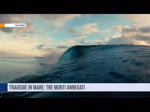 Tre morti annegati a causa delle avverse condizioni del mare