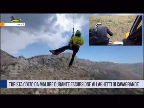 Turista colto da malore durante escursione ai laghetti di Cavagrande